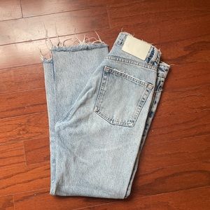 Zara cropped jeans